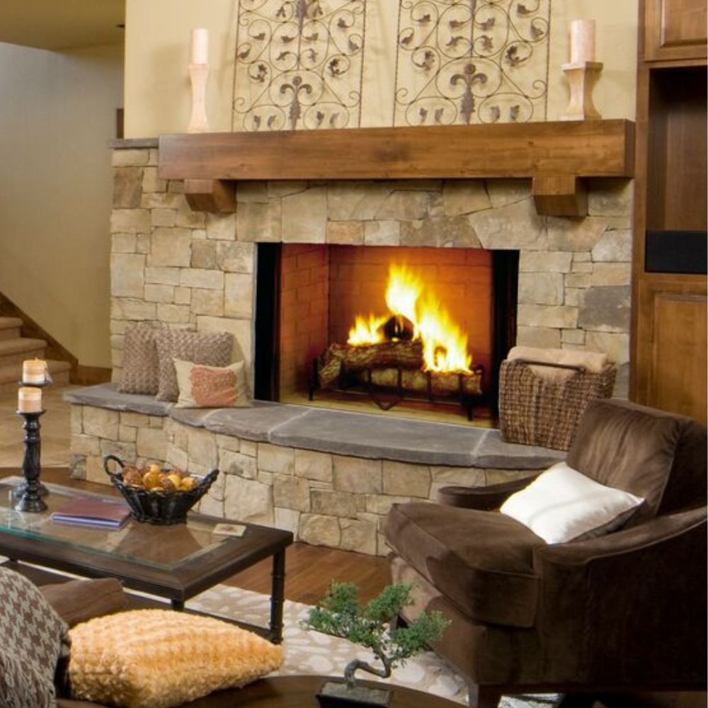 Majestic Biltmore 42" Radiant Wood Burning Fireplace | SB80, SB80HB