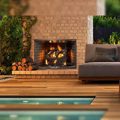Majestic Cottagewood 36-Inch Outdoor Wood Burning Fireplace