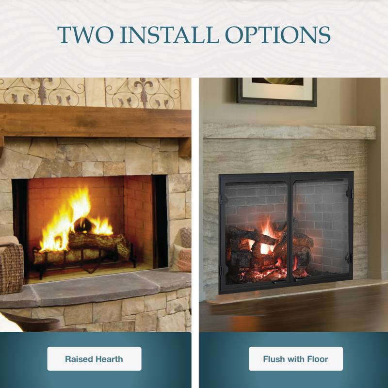 Majestic Biltmore 36" Radiant Wood Burning Fireplace | Majestic SB60, SB60HB