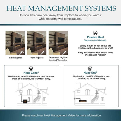 Majestic Echelon II 48" Linear Direct Vent Gas Fireplace | ECHEL48IN