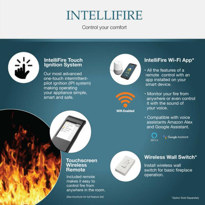 Majestic Echelon II 72" Linear Direct Vent Gas Fireplace | ECHEL72IN