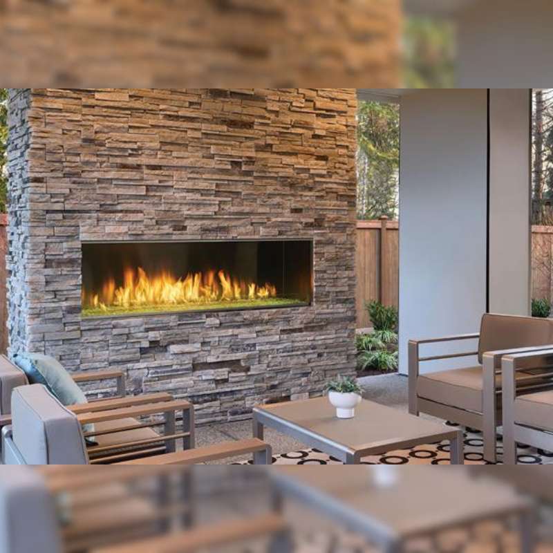 Majestic Lanai 48-Inch Outdoor Linear Vent Free Gas Fireplace