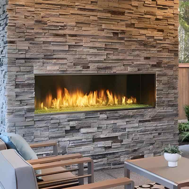 Majestic Lanai 48-Inch Outdoor Linear Vent Free Gas Fireplace