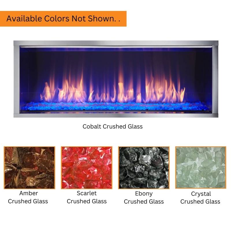 Majestic Lanai 48-Inch See Thru Outdoor Linear Vent Free Gas Fireplace