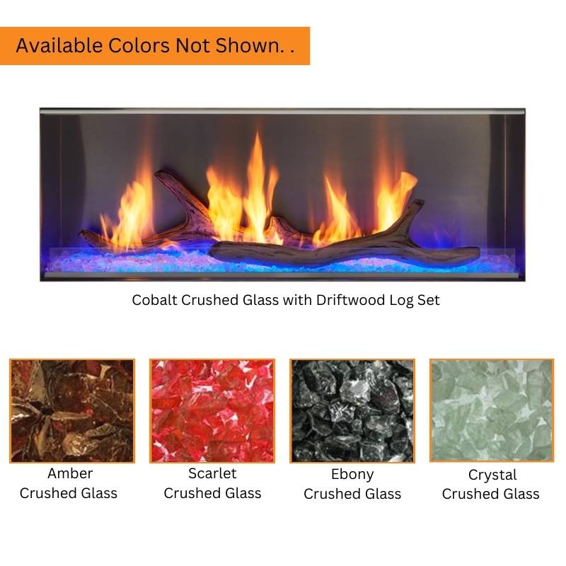 Majestic Lanai 48-Inch See Thru Outdoor Linear Vent Free Gas Fireplace
