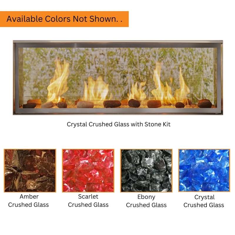 Majestic Lanai 48-Inch See Thru Outdoor Linear Vent Free Gas Fireplace