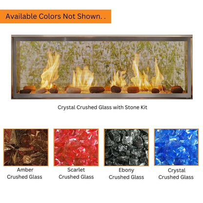 Majestic Lanai 48-Inch See Thru Outdoor Linear Vent Free Gas Fireplace