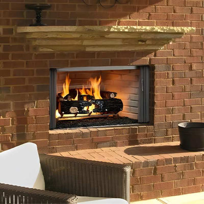 Majestic Villawood 36-Inch Outdoor Wood Burning Fireplace