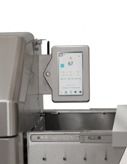 Memphis Grills Elite ITC3 Wi-Fi Monitored 39-Inch 304 Stainless Steel Pellet Grill - VG0002S