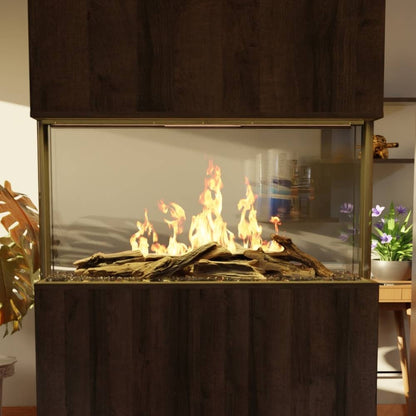 Modern Flames Nova Clear 48" See Through Laser Projection Electric Fireplace