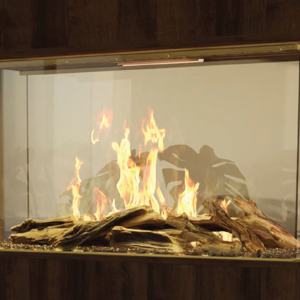 Modern Flames Nova Clear 48" See Through Laser Projection Electric Fireplace