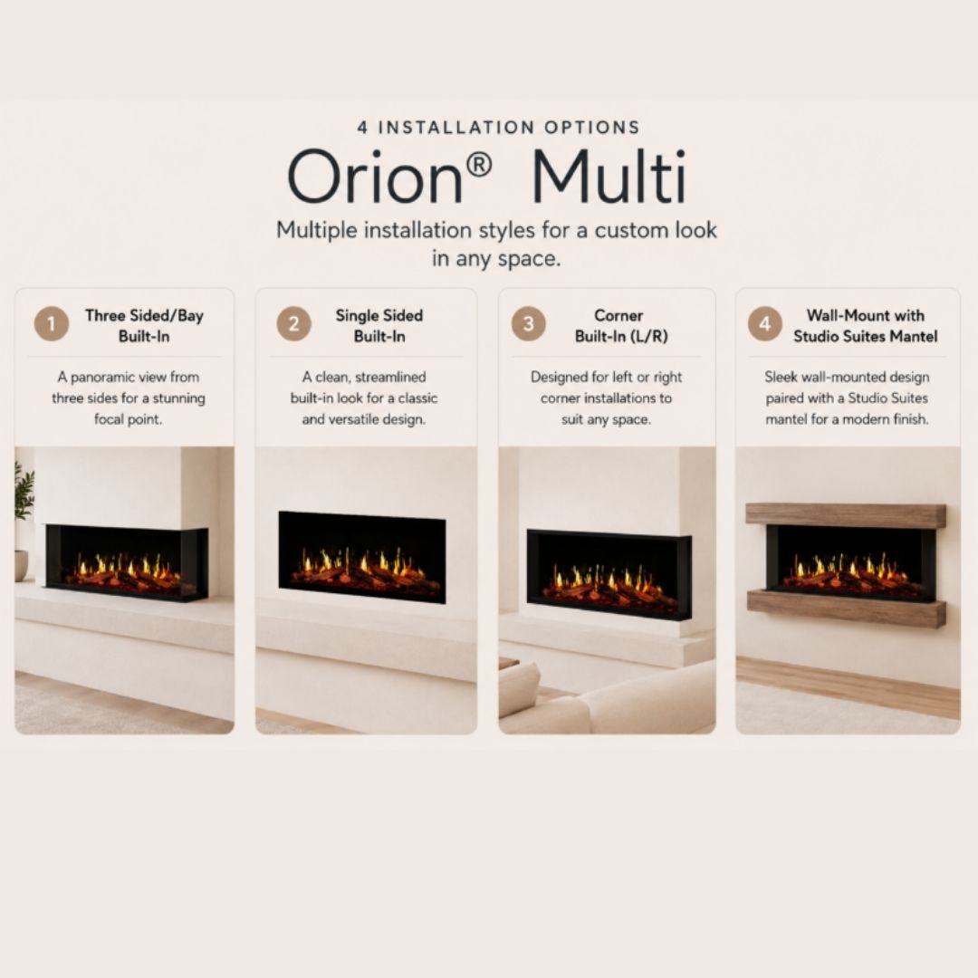 Modern Flames Orion Multi V2 52" Virtual Electric Fireplace