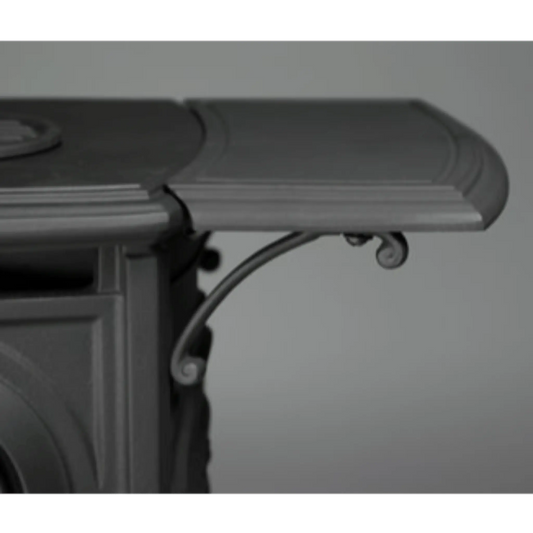 Monessen Classic Black Warming Shelf For Sundance Vent Free Gas Stove - 2702