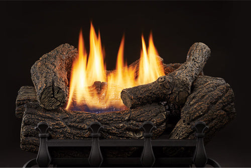 Monessen - Mountain Oak 30" Gas Log Set for Lumonessen Vent-Free Burner | MTNOK-30