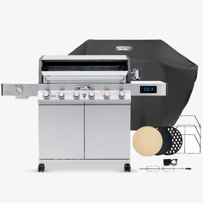 Monument Denali 605 Pro | Stainless Smart Propane Gas Grill