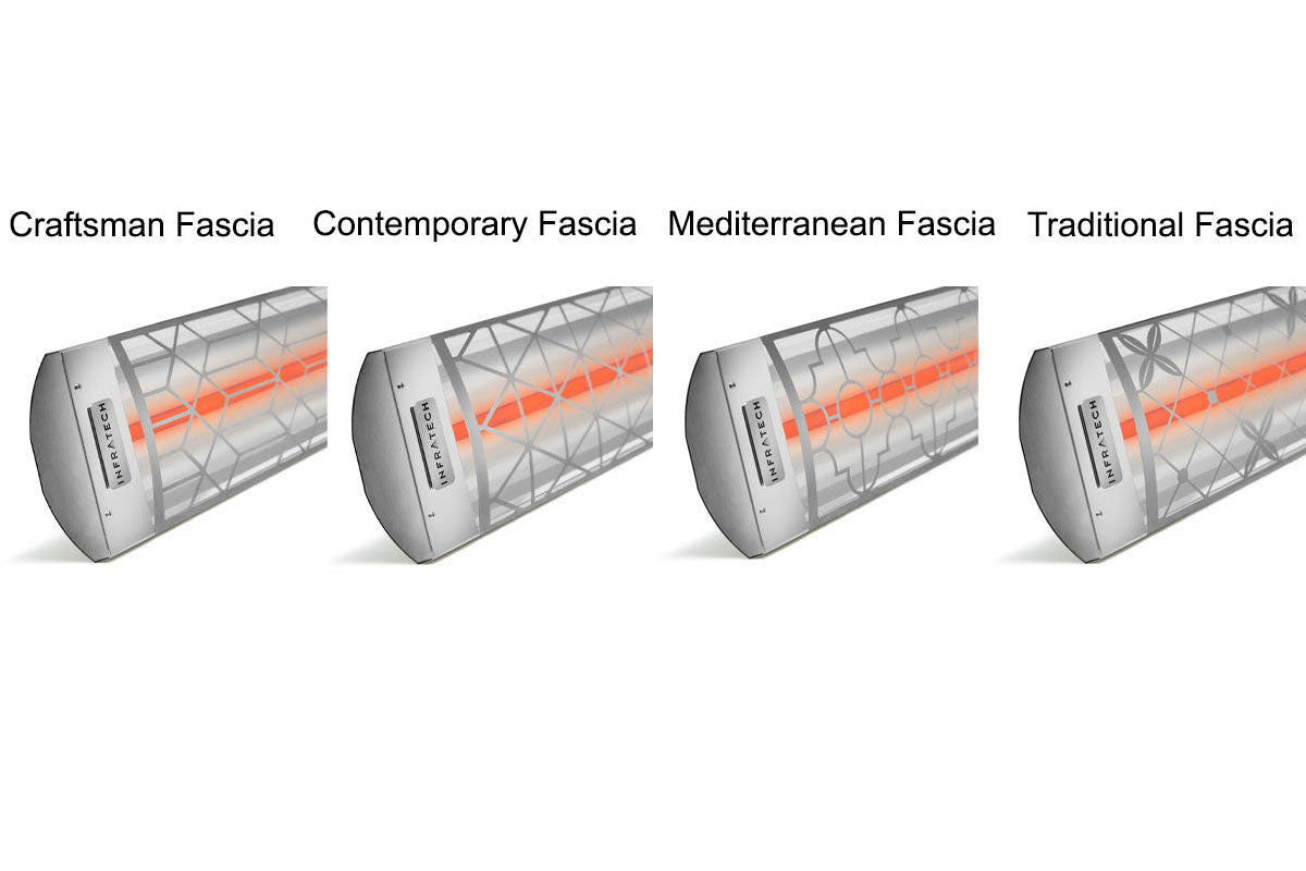 Infratech C-Series Single Element Marine Grade 3000Watt Outdoor Infrared Electric Heater | 240V