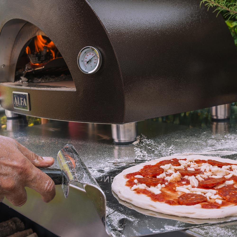 Alfa Nano 23-Inch Countertop Wood-Fired Pizza Oven