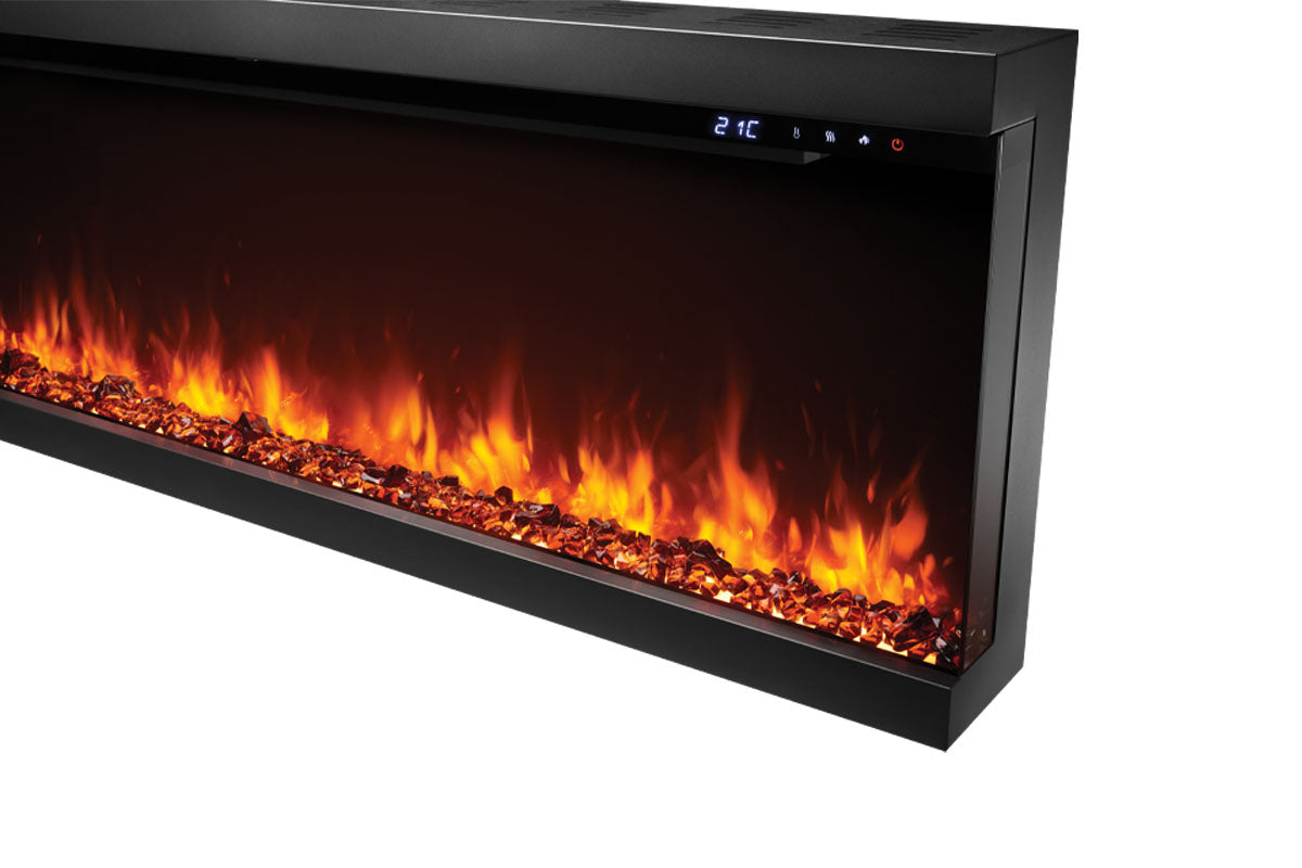 Napoleon Astound 74" FlexMount Smart Multi-Side Wall Mount | Recessed Electric Fireplace