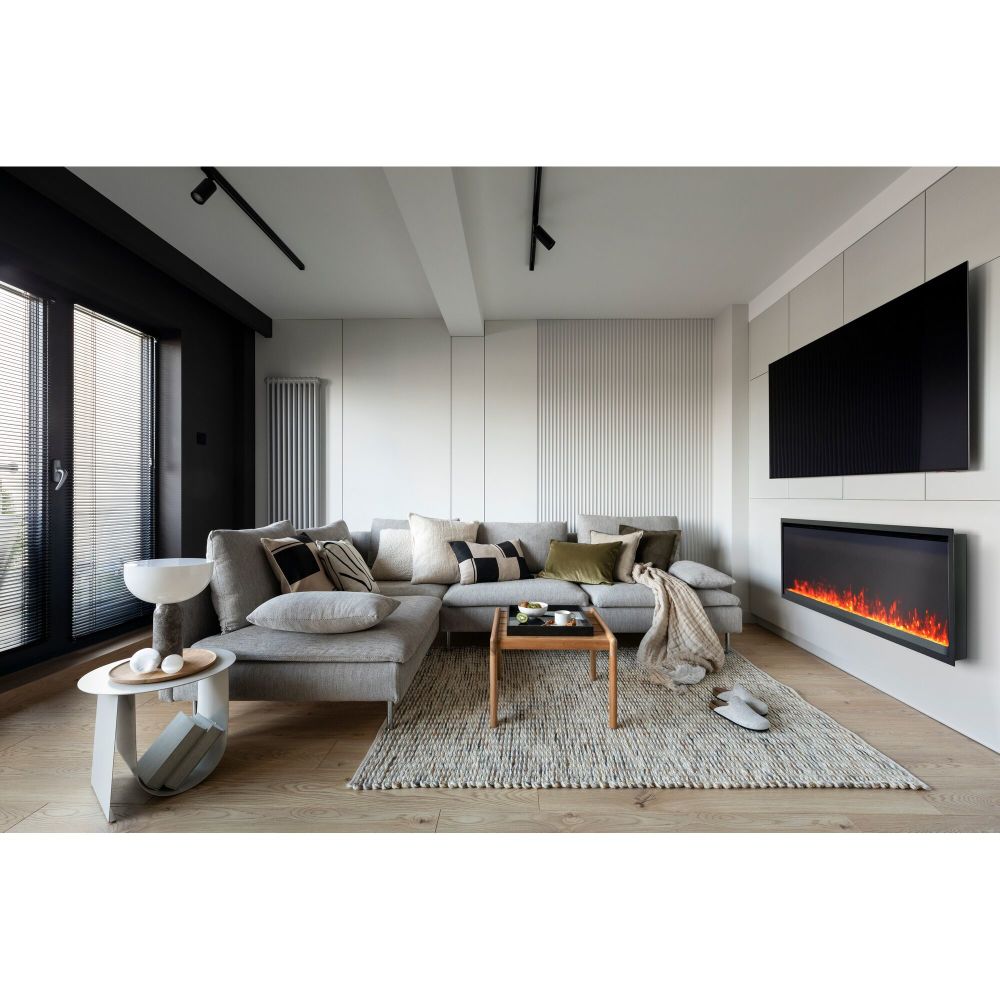 Napoleon Astound SlimMount 62" Wall-Mounted Electric Linear Fireplace