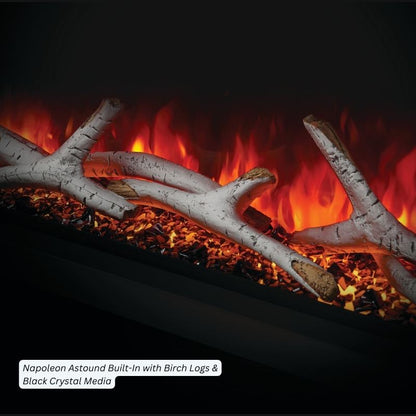 Napoleon Birch Log Kit for Electric Fireplaces