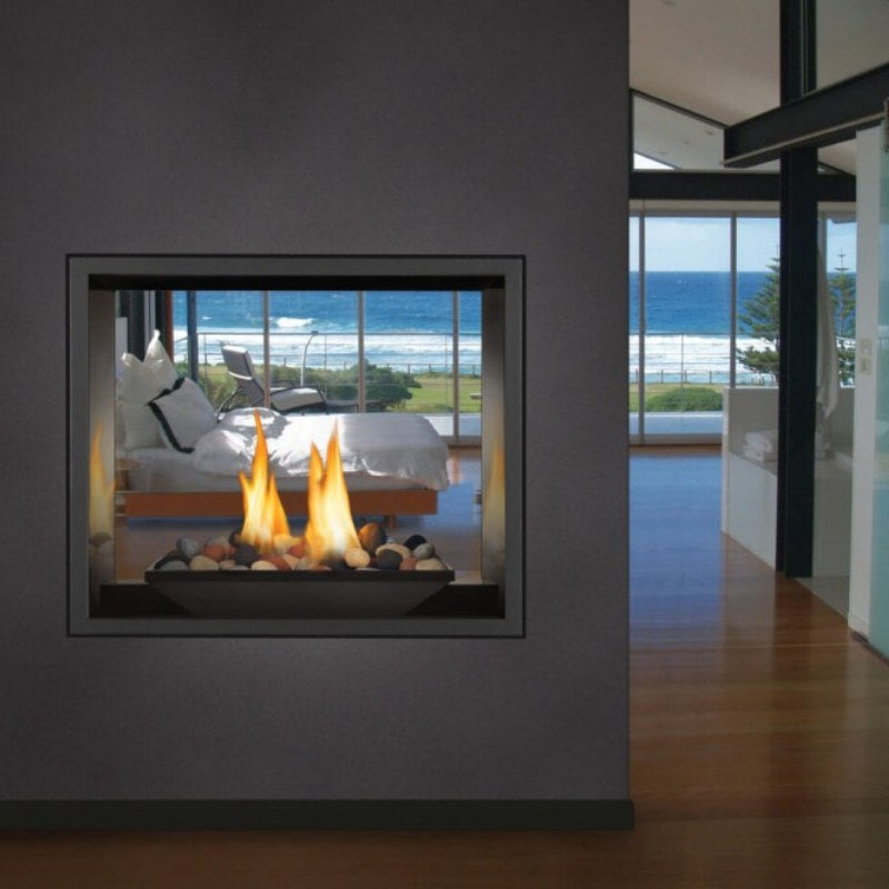 Napoleon High Definition 81 See Thru Direct Vent Gas Fireplace | HD81NT-1