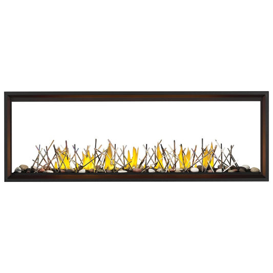 Napoleon Tall Vector 74" See Through Linear Direct Vent Gas Fireplace | TLV74N2
