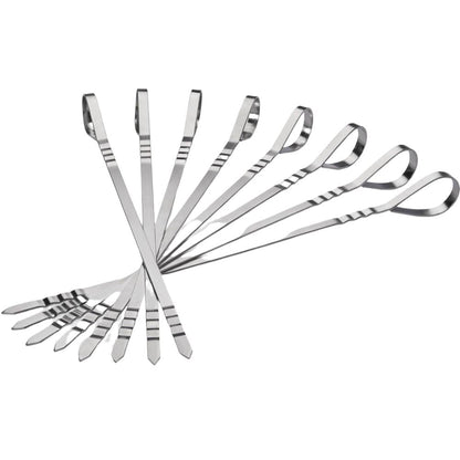 Napoleon 70015 Stainless Steel MultiFunctional Skewers, 8 Pack