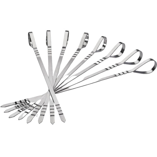 Napoleon 70015 Stainless Steel MultiFunctional Skewers, 8 Pack