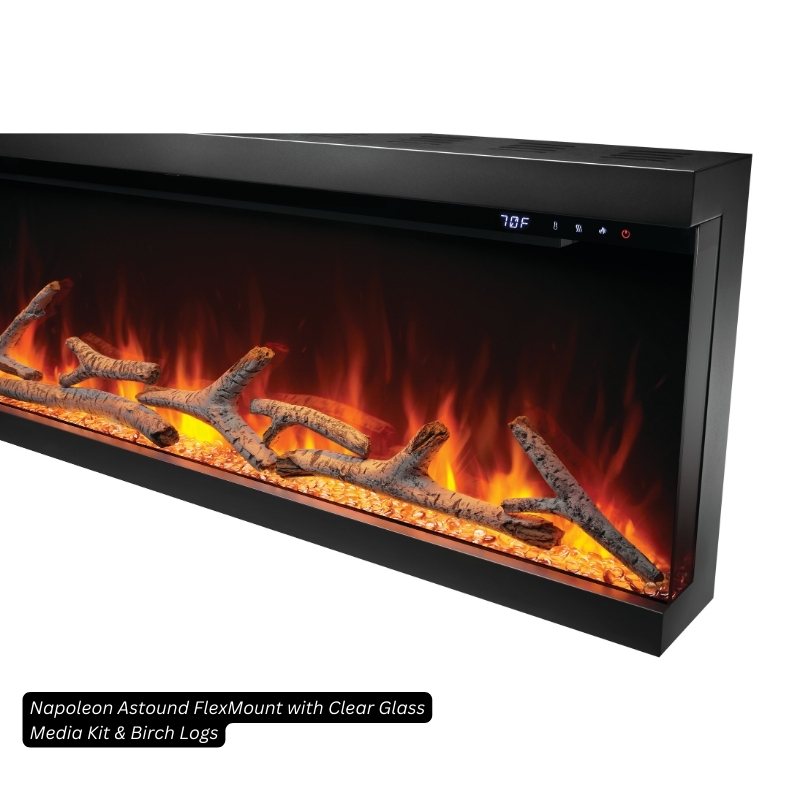 Napoleon Birch Log Kit for Electric Fireplaces