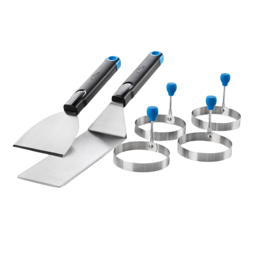 Napoleon Breakfast Toolset with 4 Egg Rings