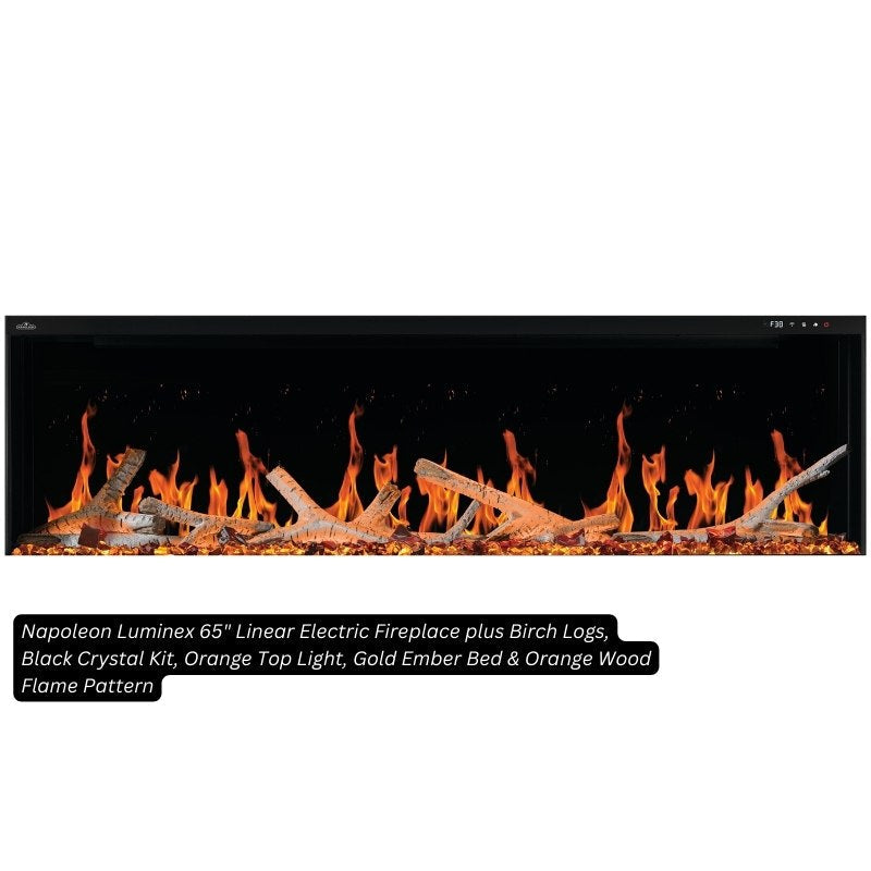 Napoleon Birch Log Kit for Electric Fireplaces