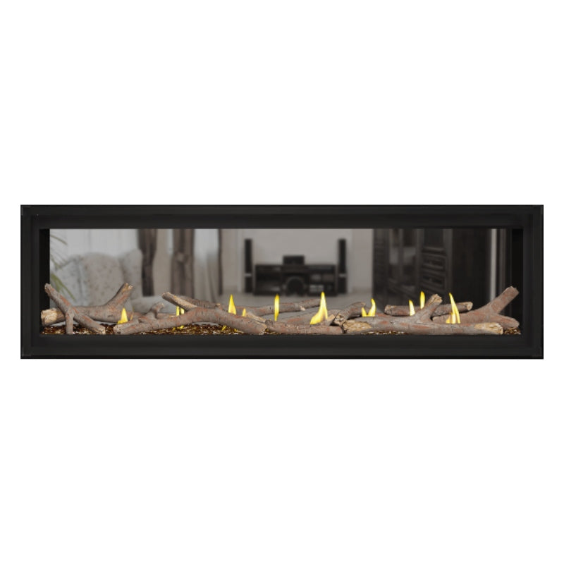 Napoleon Luxuria 74" See Thru Linear Direct Vent Gas Fireplace | LVX74N2X