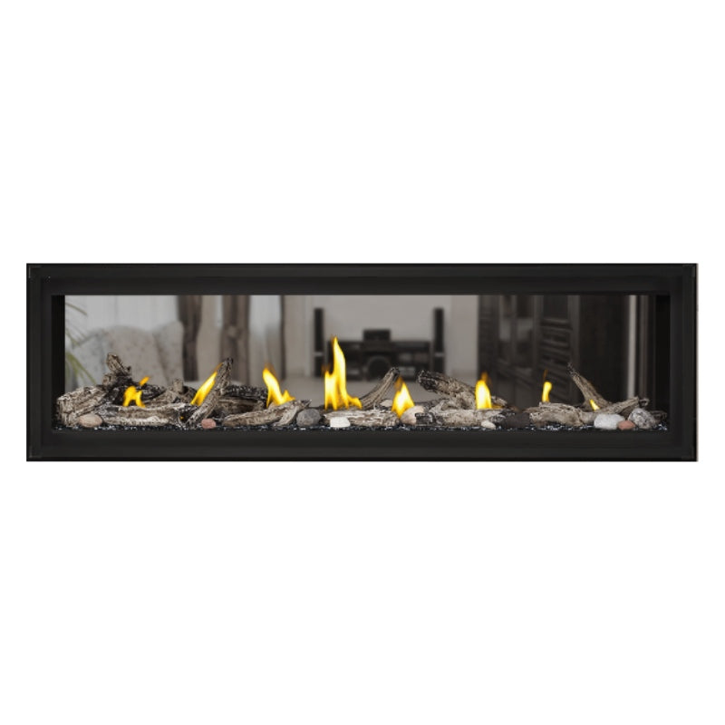 Napoleon Luxuria 74" See Thru Linear Direct Vent Gas Fireplace | LVX74N2X