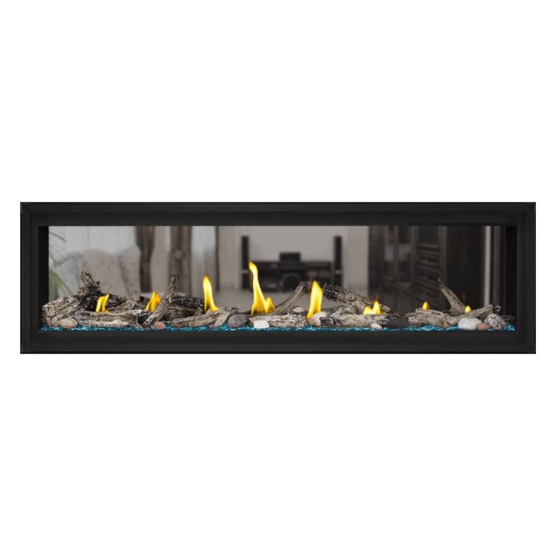 Napoleon Luxuria 74" See Thru Linear Direct Vent Gas Fireplace | LVX74N2X