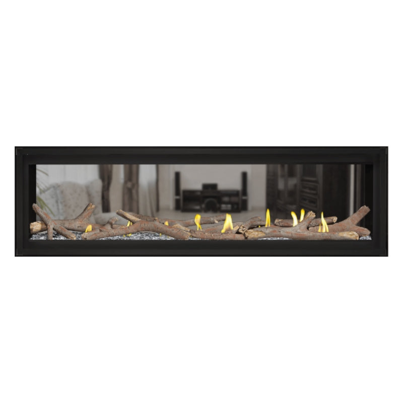 Napoleon Luxuria 74" See Thru Linear Direct Vent Gas Fireplace | LVX74N2X