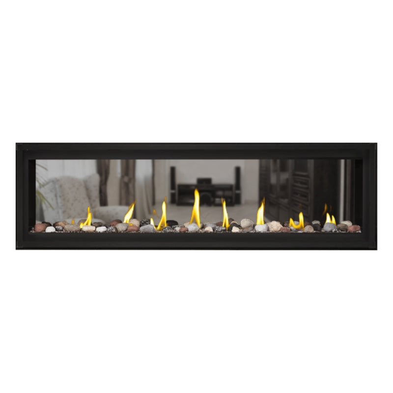 Napoleon Luxuria 74" See Thru Linear Direct Vent Gas Fireplace | LVX74N2X