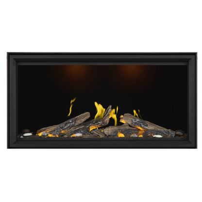 Napoleon Tall Vector with Luminous Logs 50" Direct Vent Linear Gas Fireplace