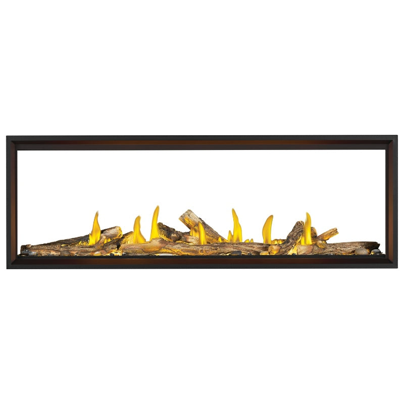 Napoleon Tall Vector 74" See Through Linear Direct Vent Gas Fireplace | TLV74N2