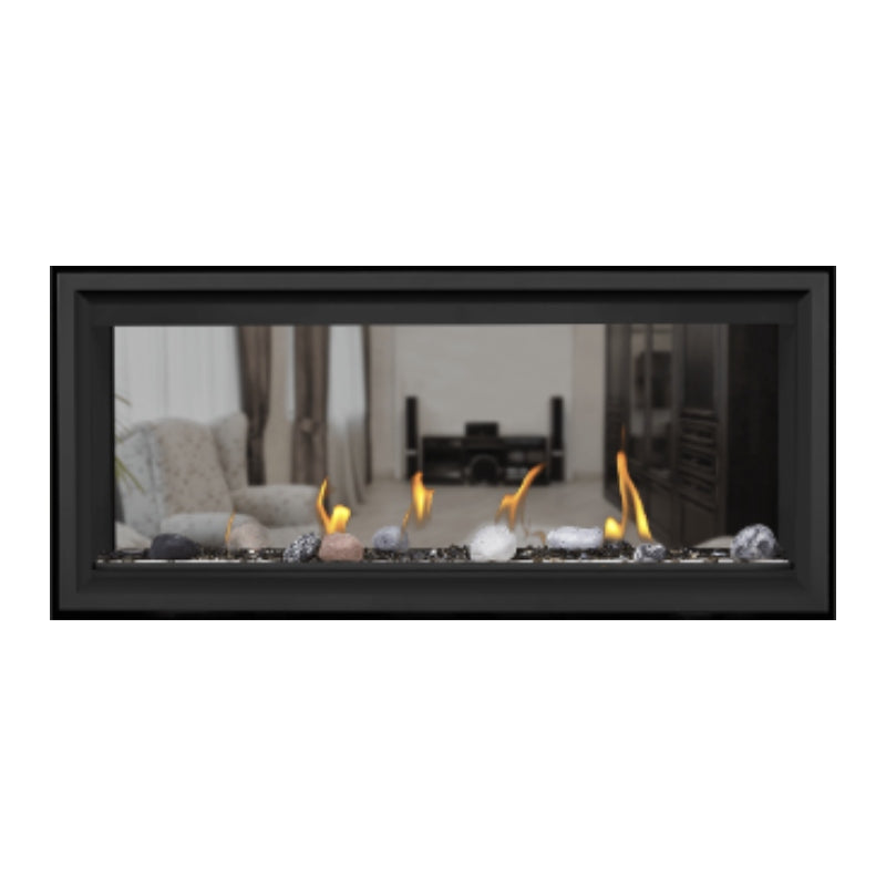 Napoleon Vector 38" See Thru Linear Direct Vent Gas Fireplace | LV38N2-1