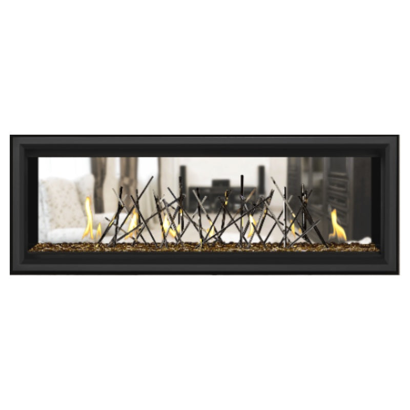 Napoleon Vector 50" See-Through Linear Direct Vent Gas Fireplace | LV50N2-2