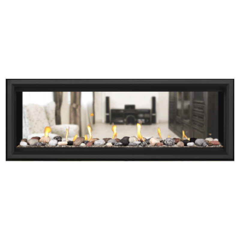 Napoleon Vector 50" See-Through Linear Direct Vent Gas Fireplace | LV50N2-2