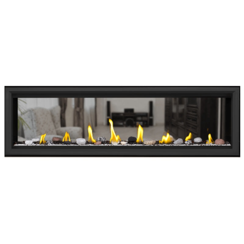 Napoleon Vector 62" See Thru Linear Direct Vent Gas Fireplace | LV62N2