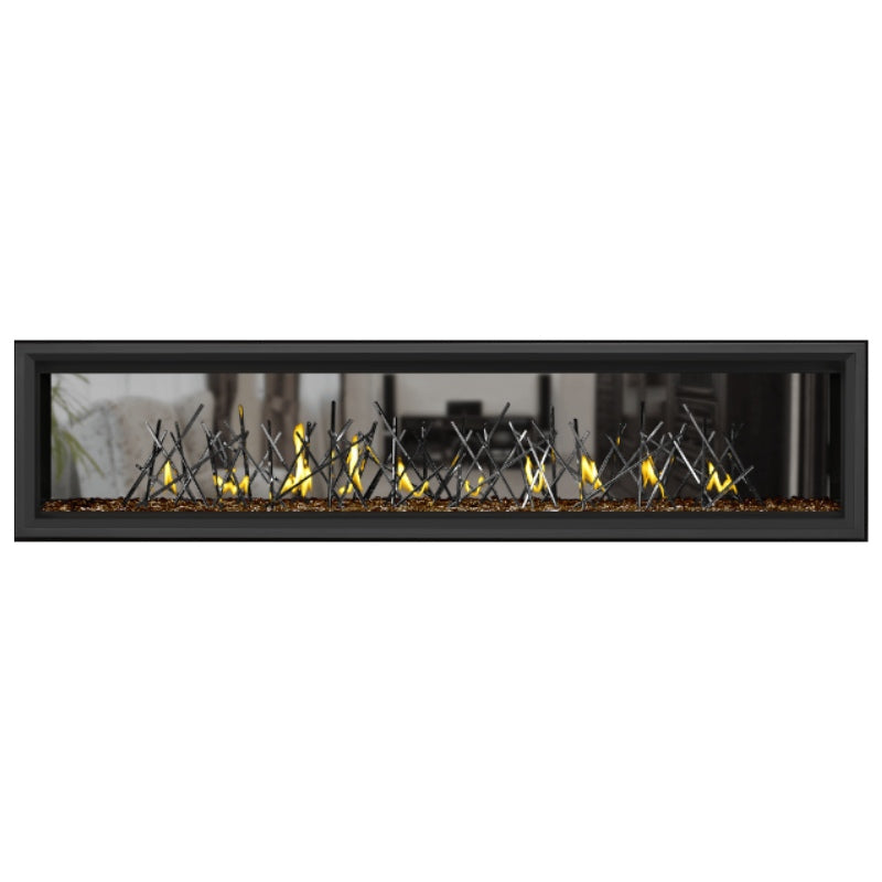 Napoleon Vector 74" See Thru Linear Direct Vent Gas Fireplace | LV74N2