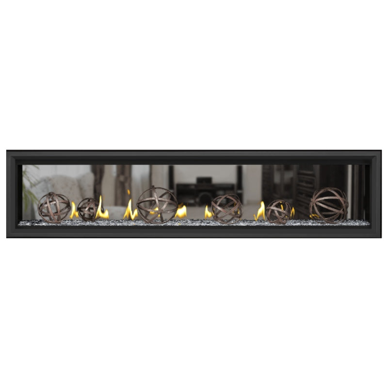 Napoleon Vector 74" See Thru Linear Direct Vent Gas Fireplace | LV74N2