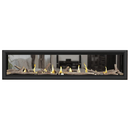 Napoleon Vector 74" See Thru Linear Direct Vent Gas Fireplace | LV74N2