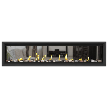 Napoleon Vector 74" See Thru Linear Direct Vent Gas Fireplace | LV74N2
