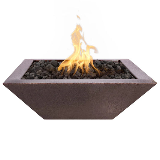 Maya 24-Inch Square Powder Coated Fire Bowl