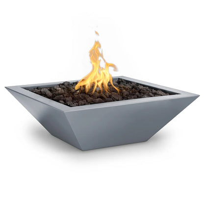 Maya 24-Inch Square Powder Coated Fire Bowl