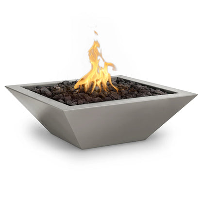 Maya 24-Inch Square Powder Coated Fire Bowl
