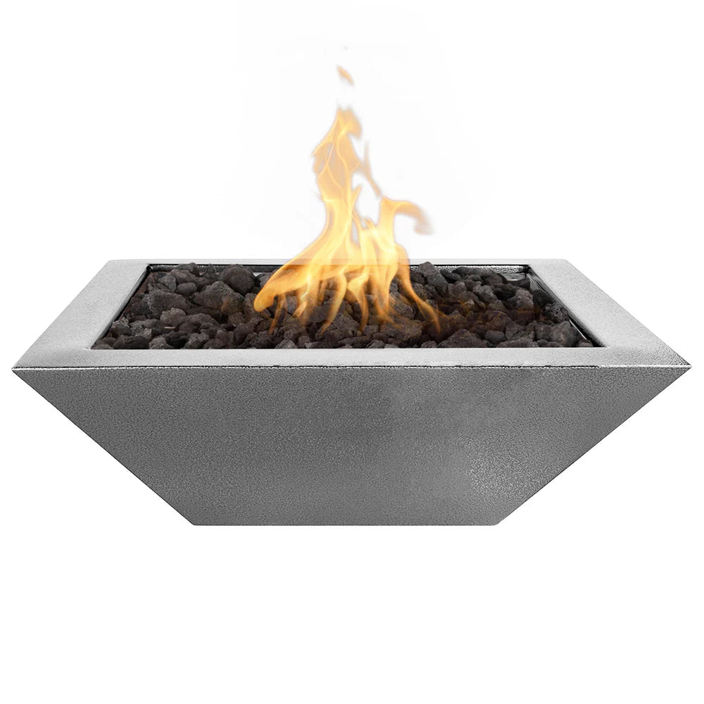 Maya 24-Inch Square Powder Coated Fire Bowl